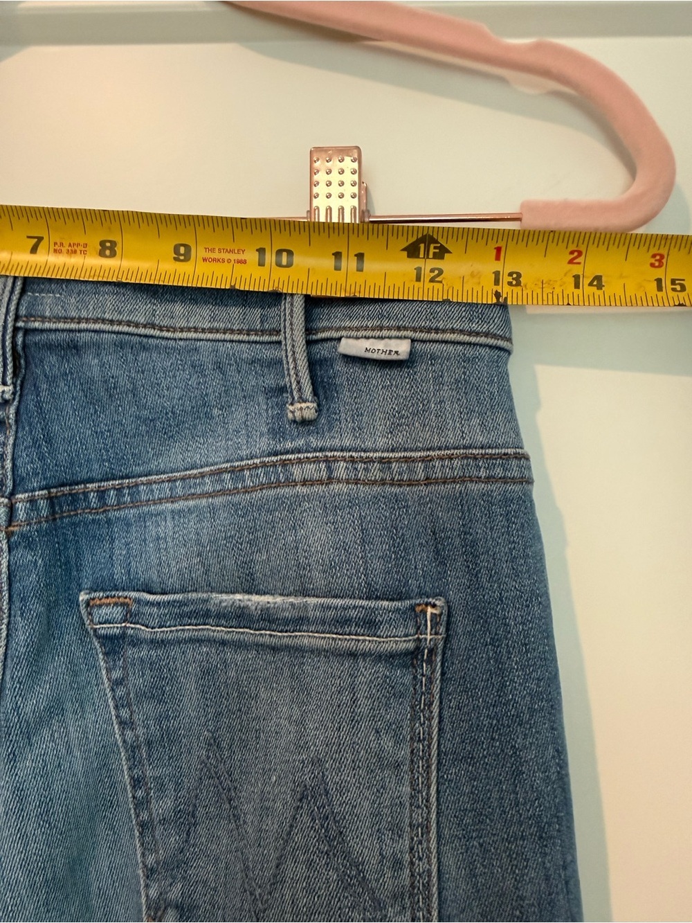 MOTHER The Hustler Ankle Chew Distressed Flare Jeans Size 25 - Picture 5 of 11